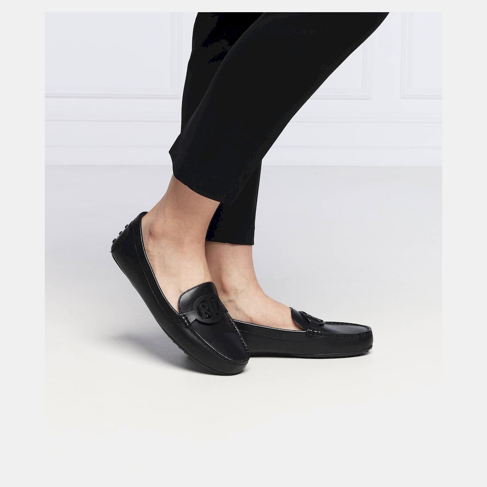 Ralph Lauren Sabrinas Ballet Flats Brynn Fl Drv Black Preto Shot2