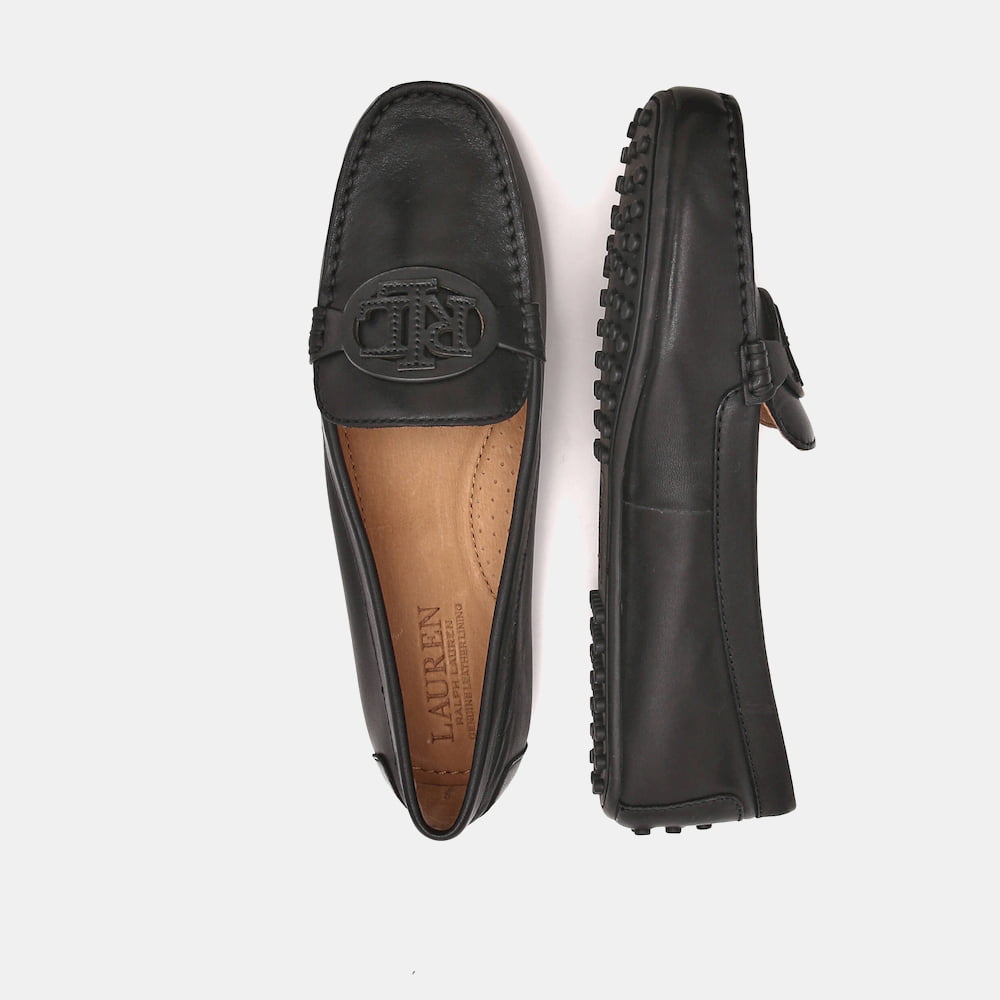 Ralph Lauren Sabrinas Ballet Flats Brynn Fl Drv Black Preto Shot8