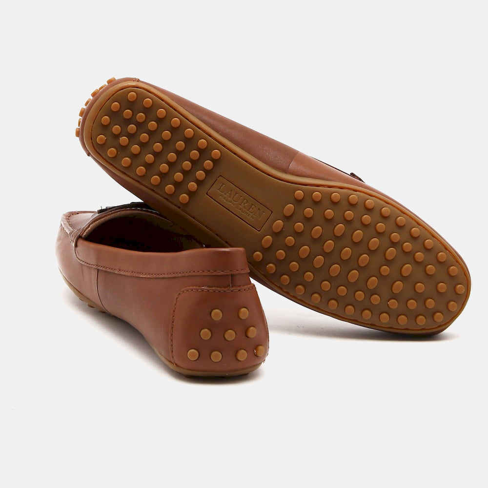 Ralph Lauren Sabrinas Ballet Flats Brynn Fl Drv Tan Tan Shot4