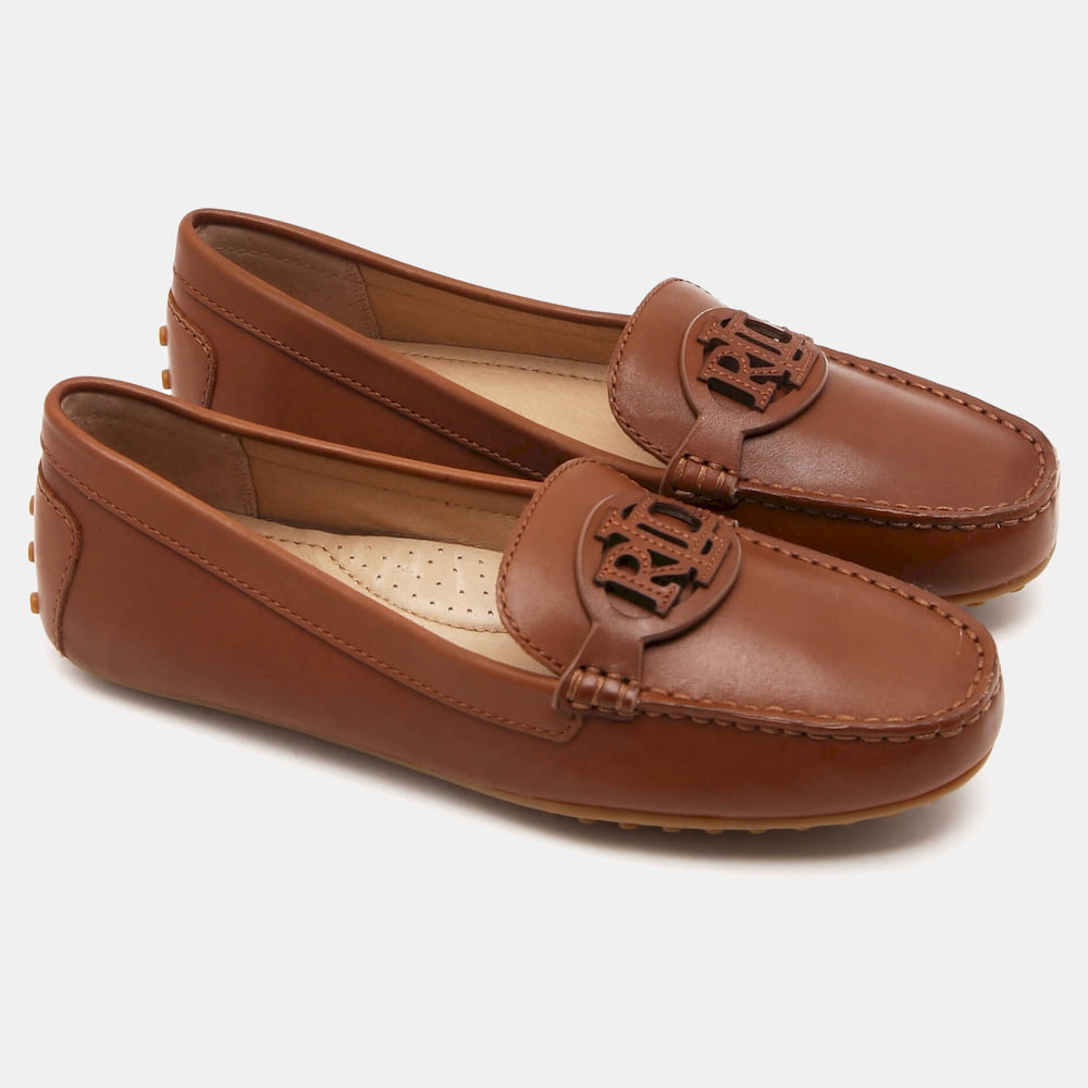 Ralph Lauren Sabrinas Ballet Flats Brynn Fl Drv Tan Tan Shot8