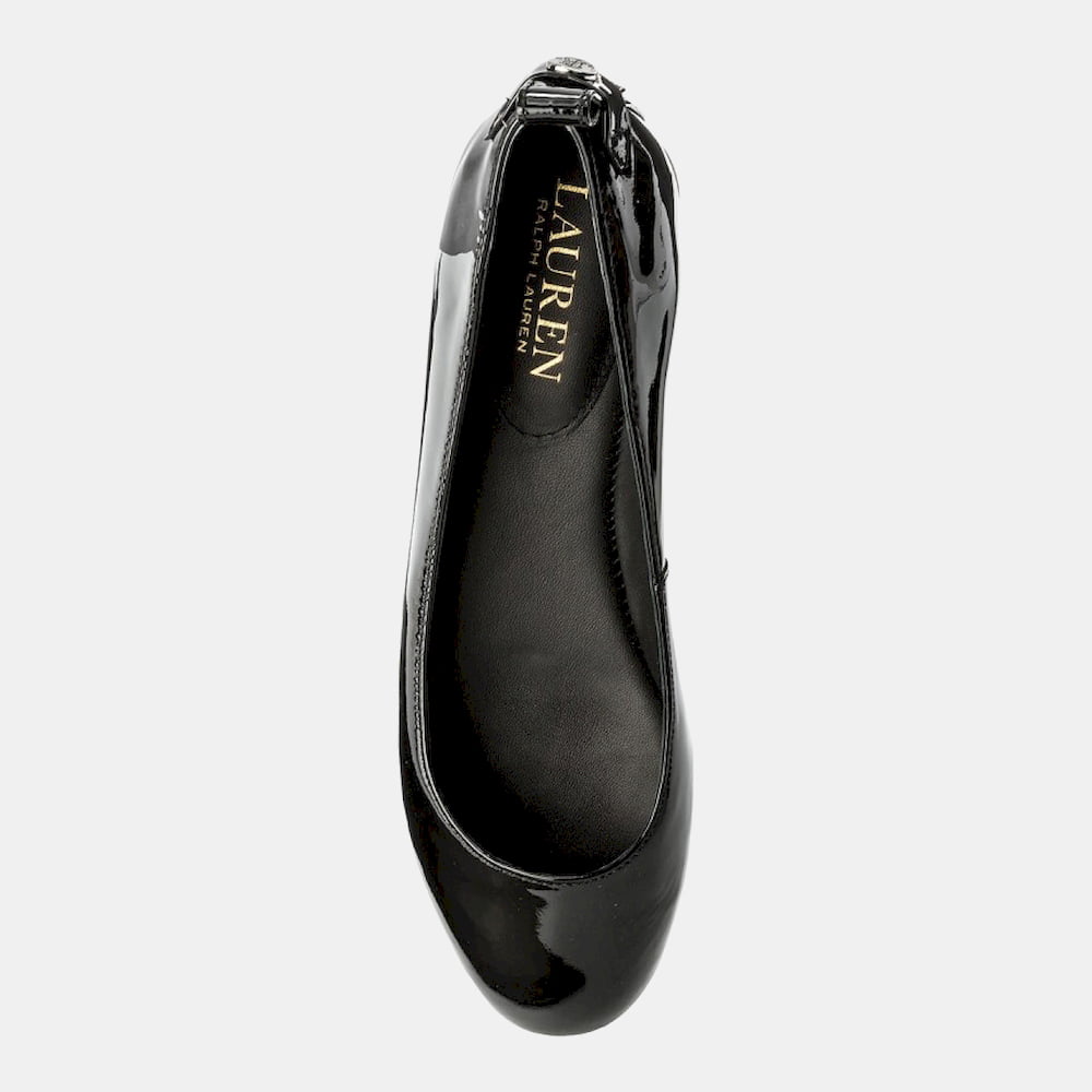 Ralph Lauren Sabrinas Ballet Flats Glenna Fl Csl Black Preto Shot8