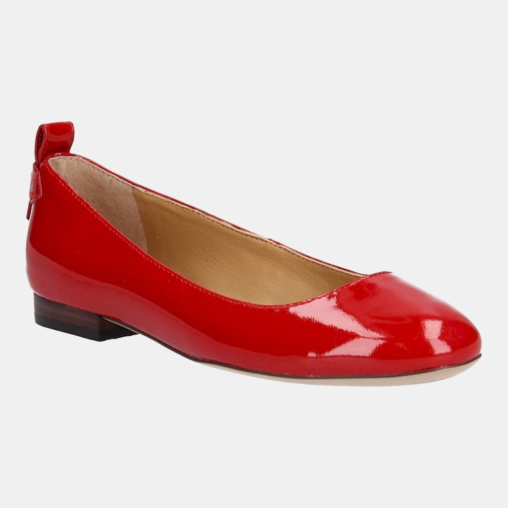 Ralph Lauren Sabrinas Ballet Flats Glenna Fl Csl Red Vermelho Shot4