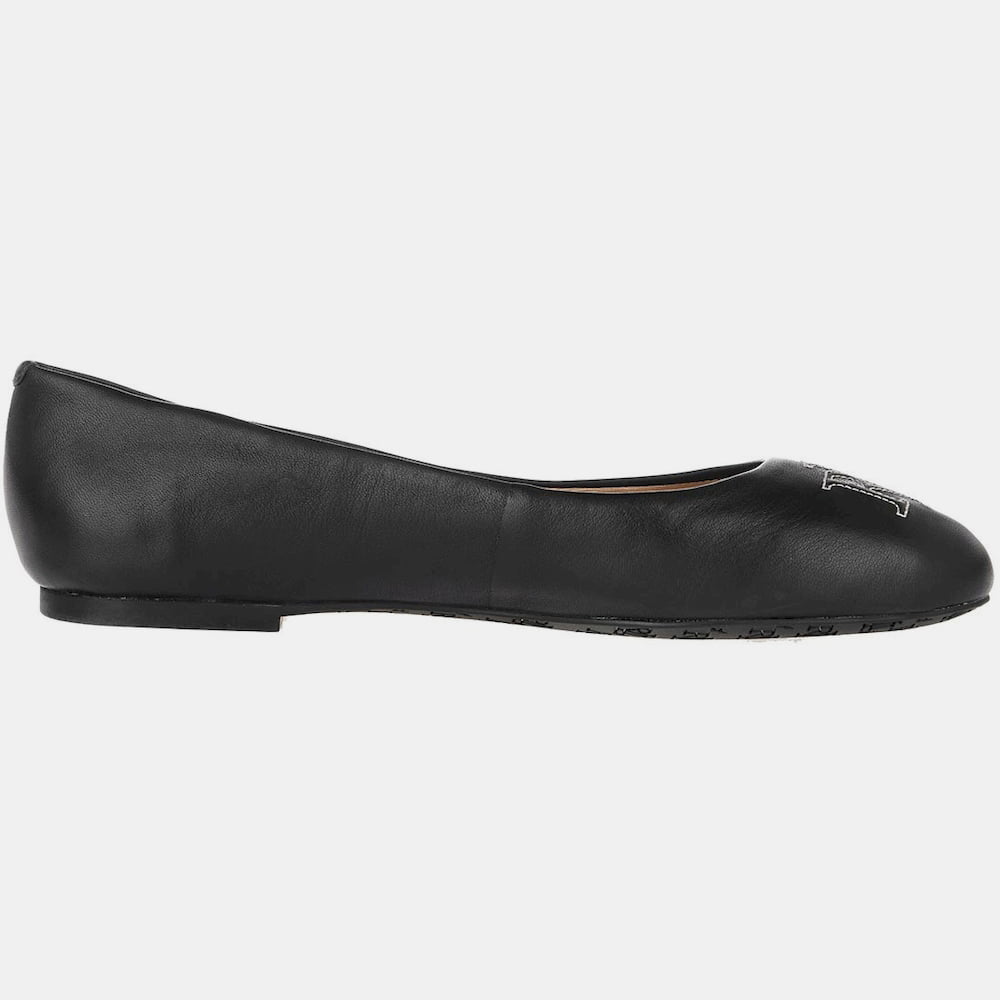 Ralph Lauren Sabrinas Ballet Flats Jamie Fl Csl Black Preto Shot4