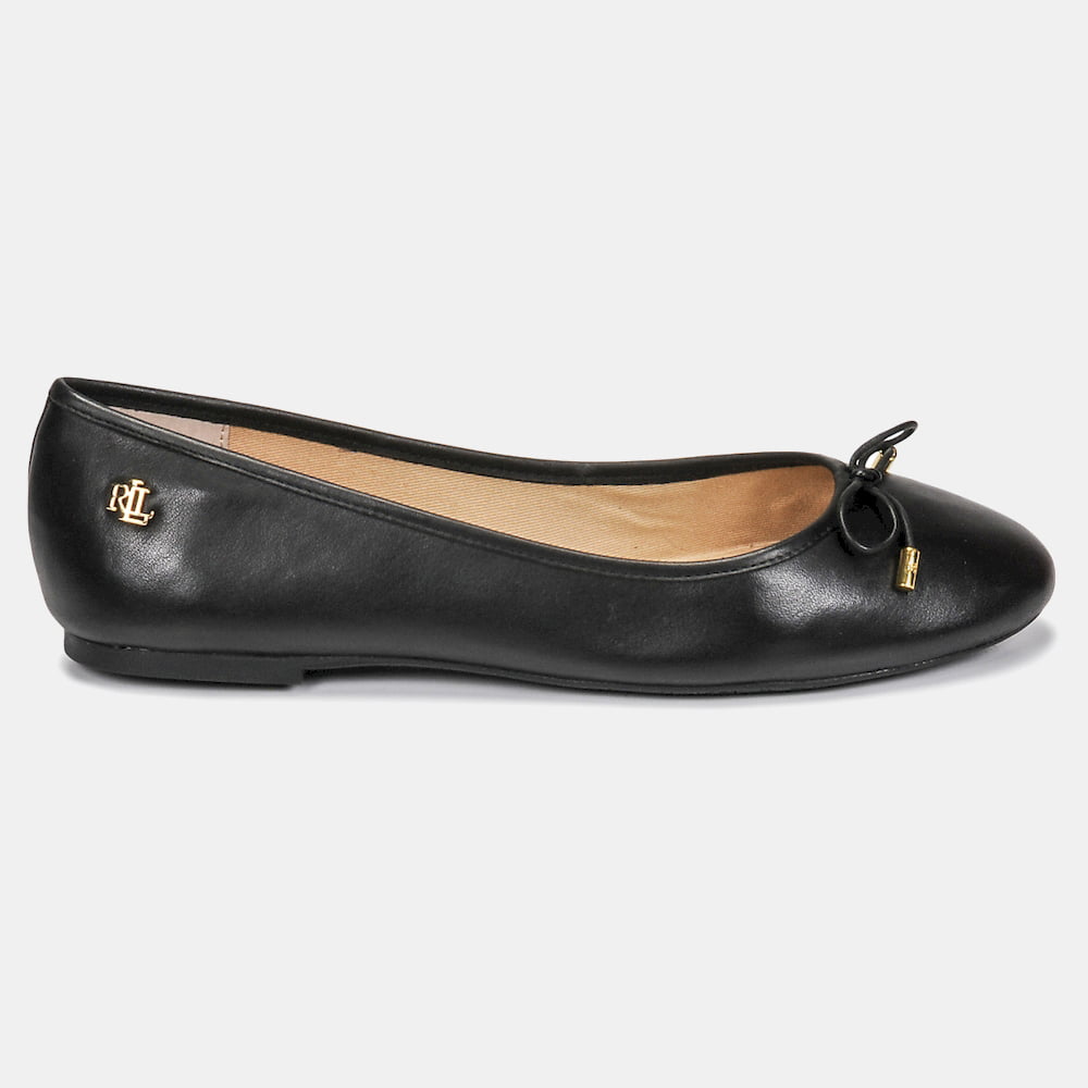 Ralph Lauren Sabrinas Ballet Flats Jayna Flats Black Preto Shot4