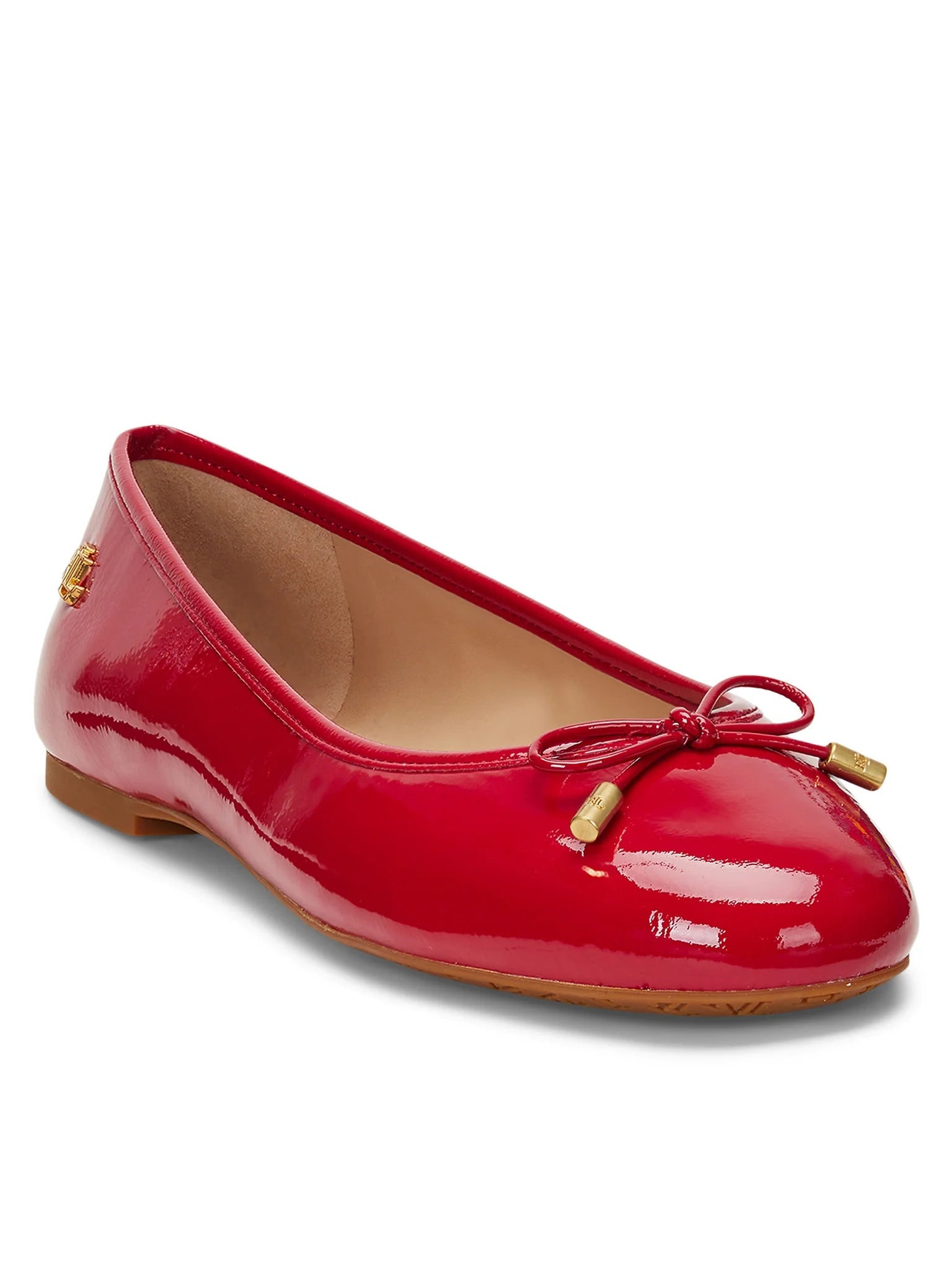 Ralph Lauren Sabrinas Ballet Flats Jayna Flats Red Verniz Vermelho Verniz_shot2