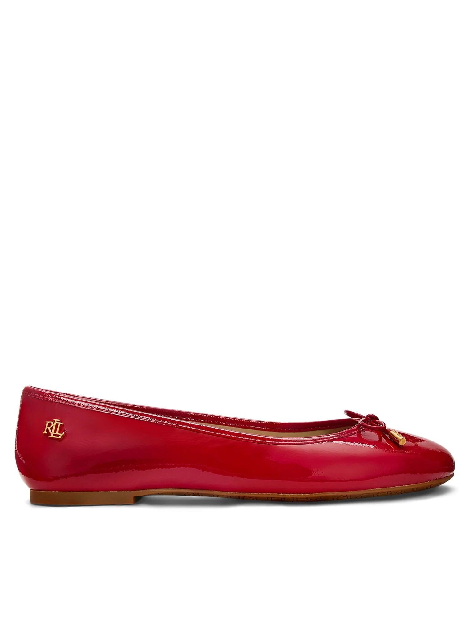 Ralph Lauren Sabrinas Ballet Flats Jayna Flats Red Verniz Vermelho Verniz_shot4