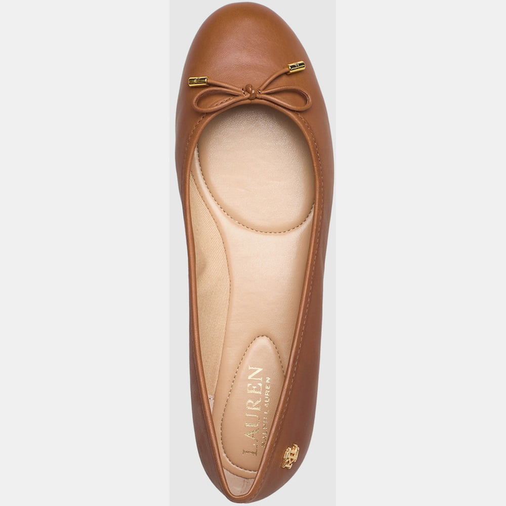 Ralph Lauren Sabrinas Ballet Flats Jayna Flats Tan Tan Shot4