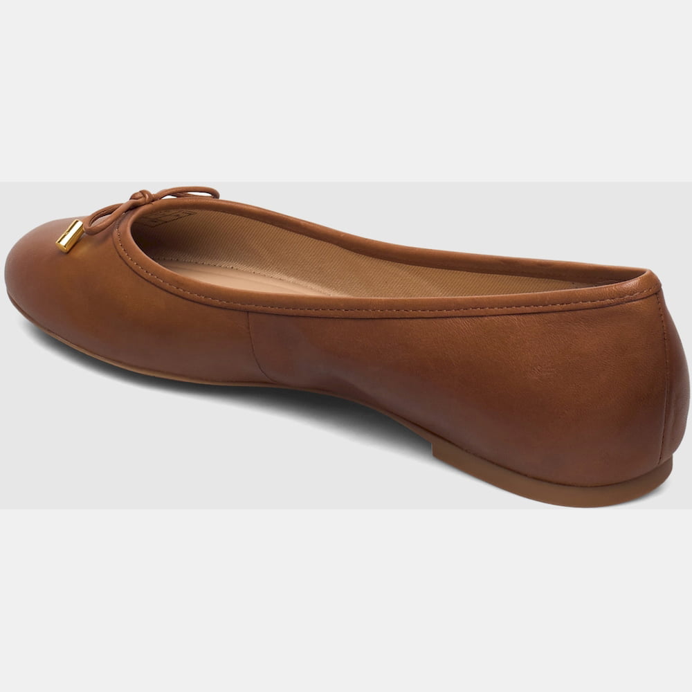 Ralph Lauren Sabrinas Ballet Flats Jayna Flats Tan Tan Shot6