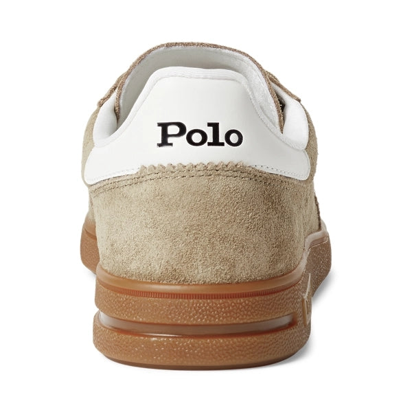 Ralph Lauren Sapatilhas Sneakers Shoes Bedford Pp Ltl Brown Whit Castanho Branco_shot3