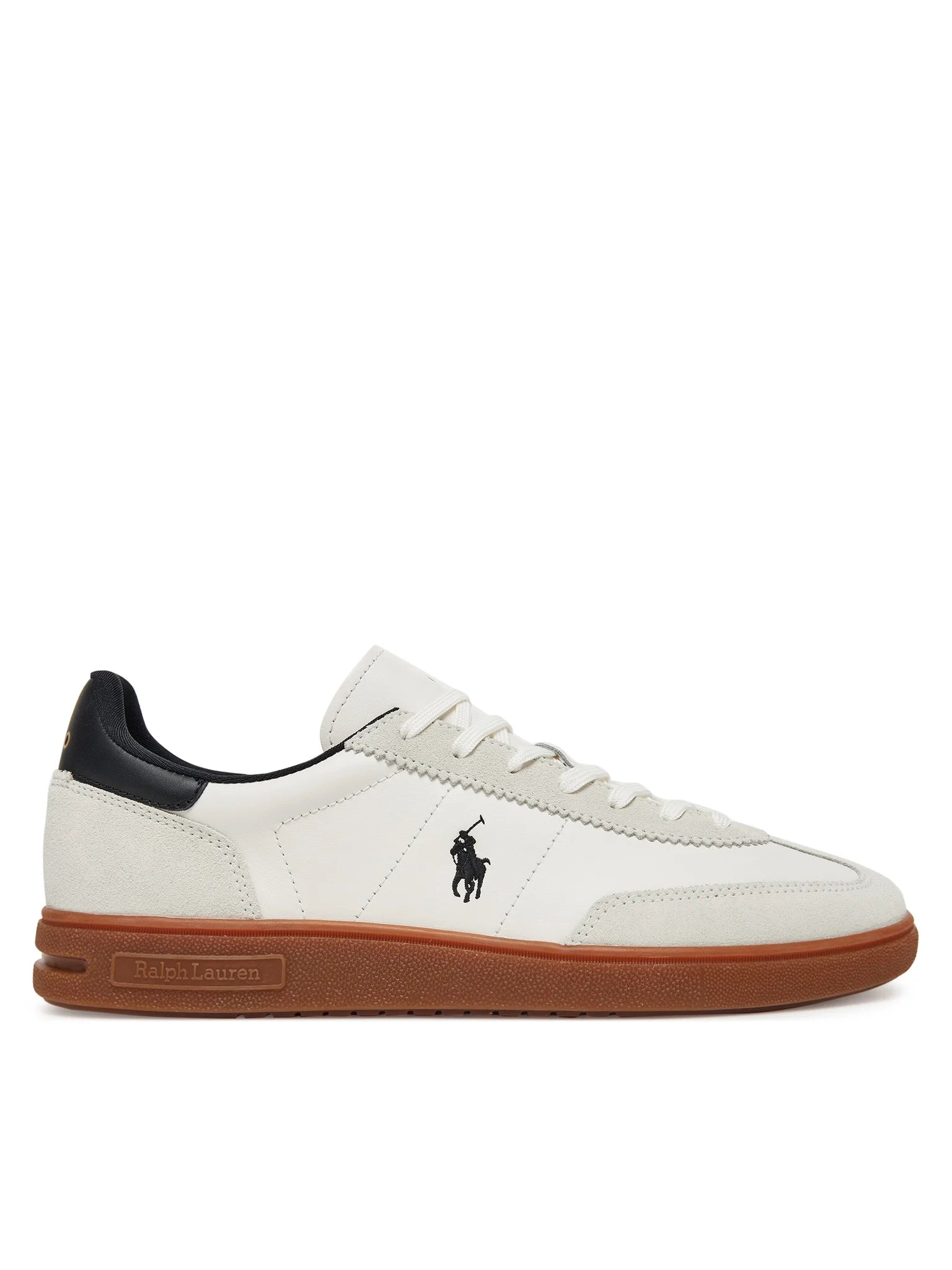 Ralph Lauren Sapatilhas Sneakers Shoes Bedford Pp Ltl White Blk Branco Preto_shot6