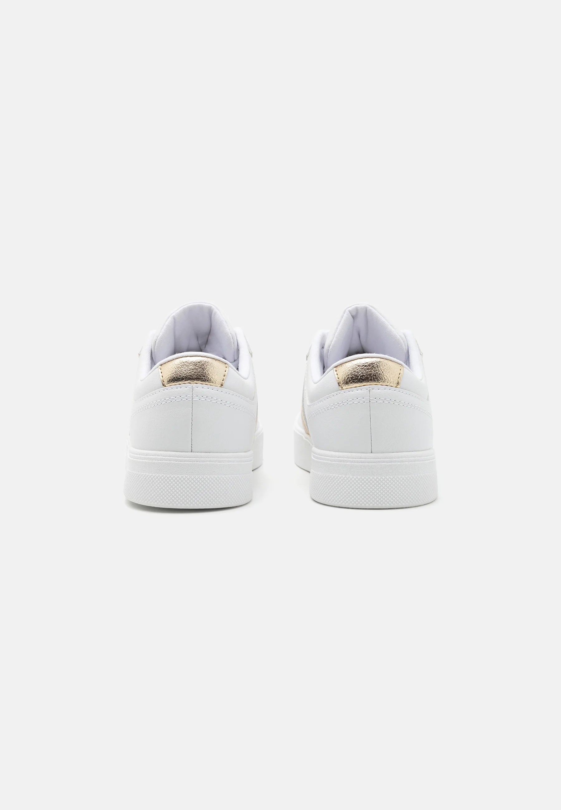 Ralph Lauren Sapatilhas Sneakers Shoes Frazier Whi Gold Branco Dourado_shot1