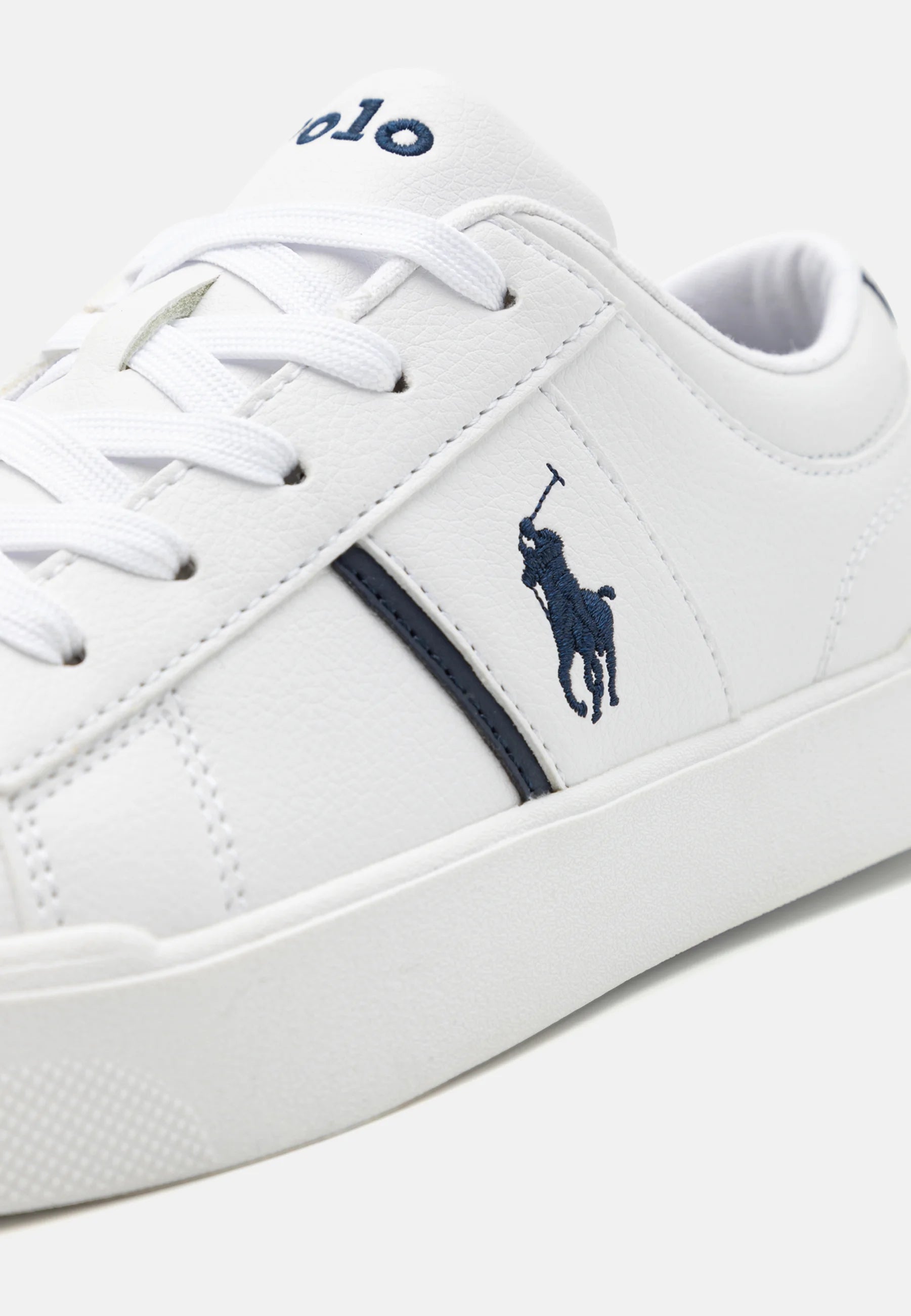 Ralph Lauren Sapatilhas Sneakers Shoes Frazier Whi Nvy Branco Navy_shot1