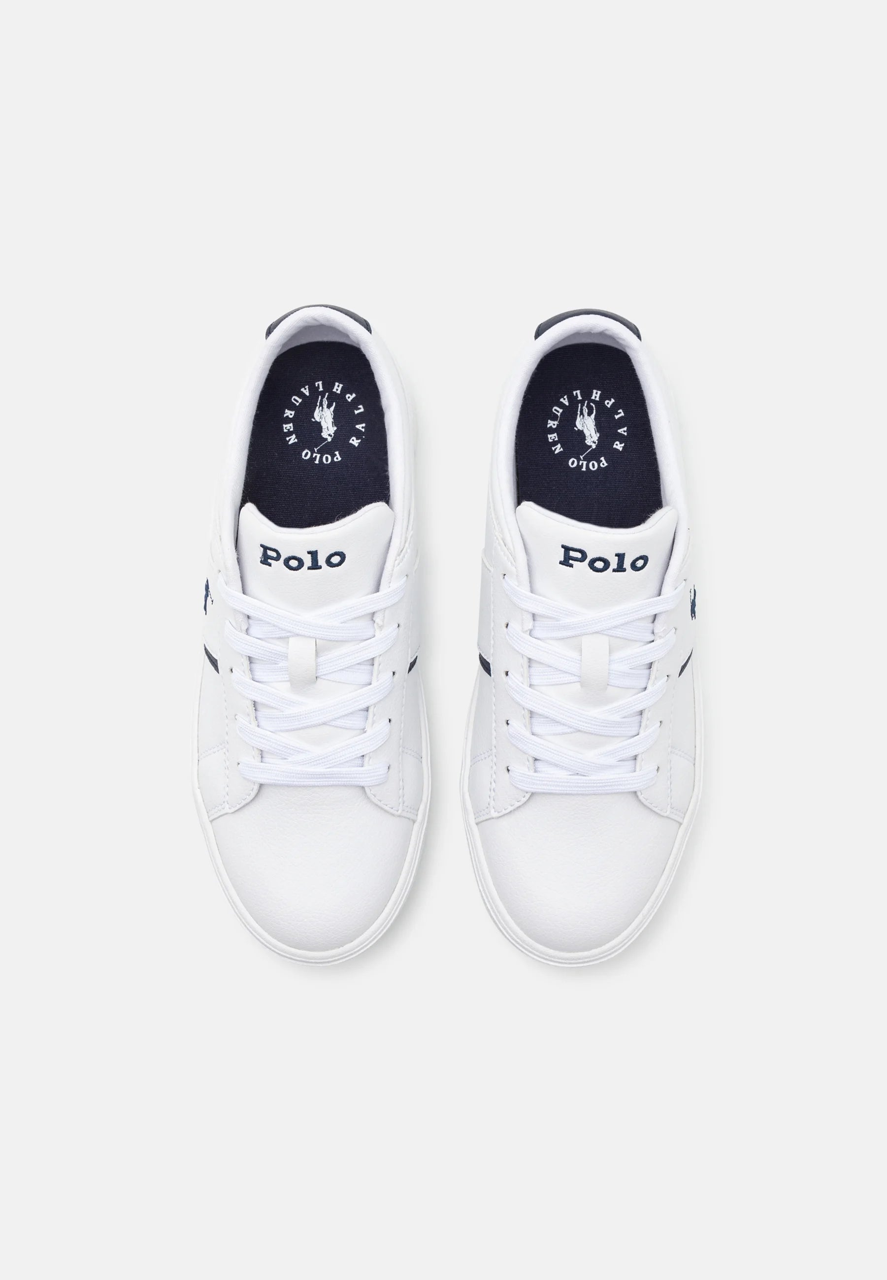 Ralph Lauren Sapatilhas Sneakers Shoes Frazier Whi Nvy Branco Navy_shot6
