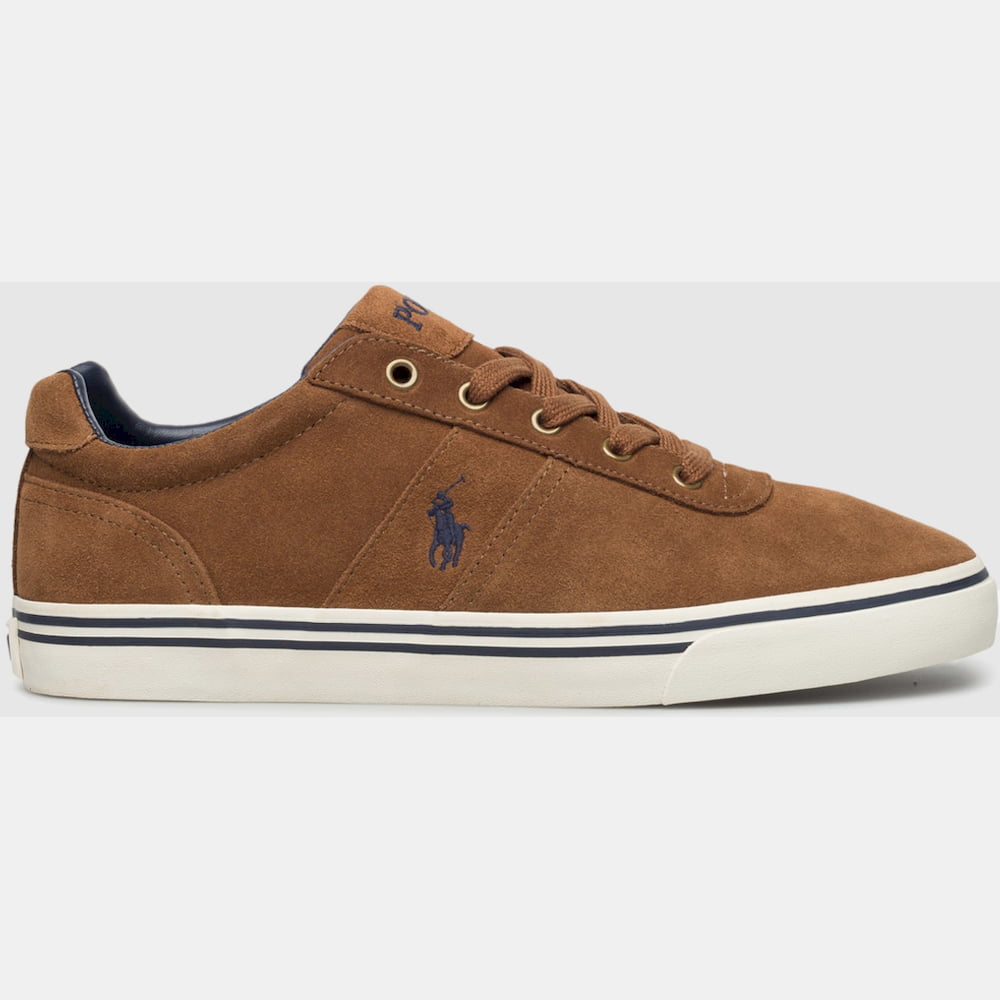 Ralph Lauren Sapatilhas Sneakers Shoes Hanf Suede Camel Camel Shot6