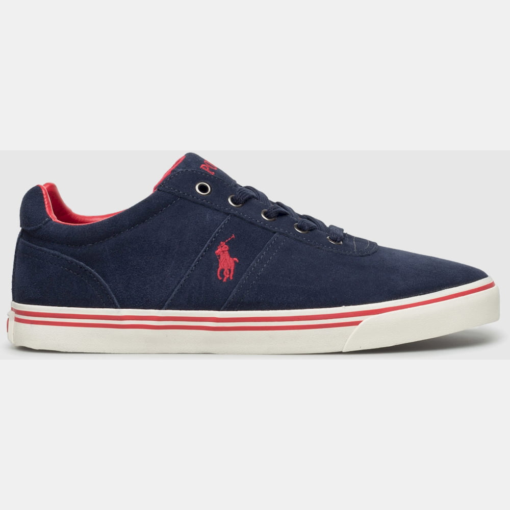 Ralph Lauren Sapatilhas Sneakers Shoes Hanf Suede Navy Navy Shot4