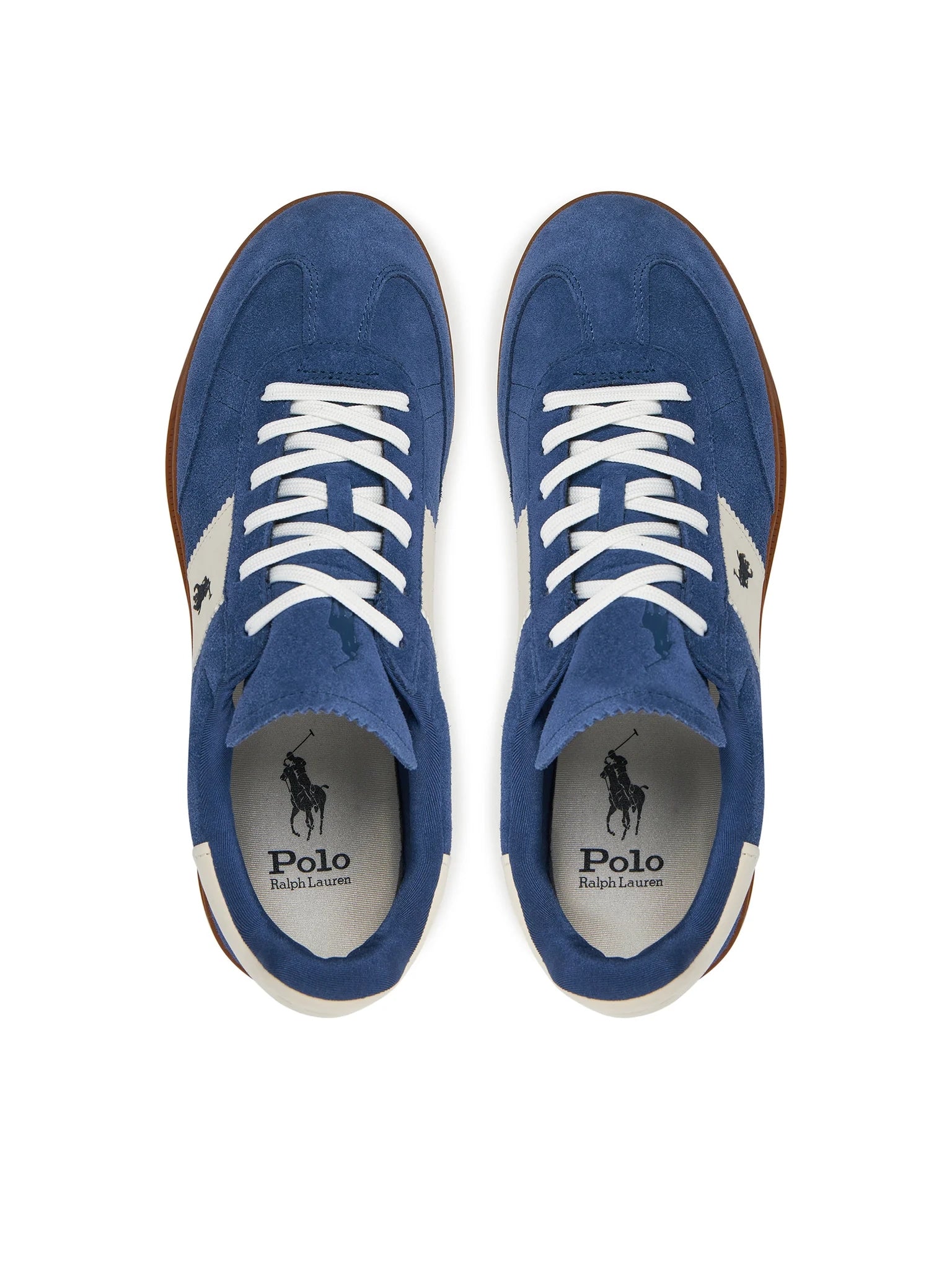 Ralph Lauren Sapatilhas Sneakers Shoes Hrt Area Pp Sk Navy Cream Navy Creme_shot2