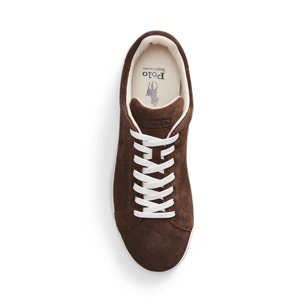 Ralph Lauren Sapatilhas Sneakers Shoes Hrtctii Sk Ath Chocolate Chocolate_shot4