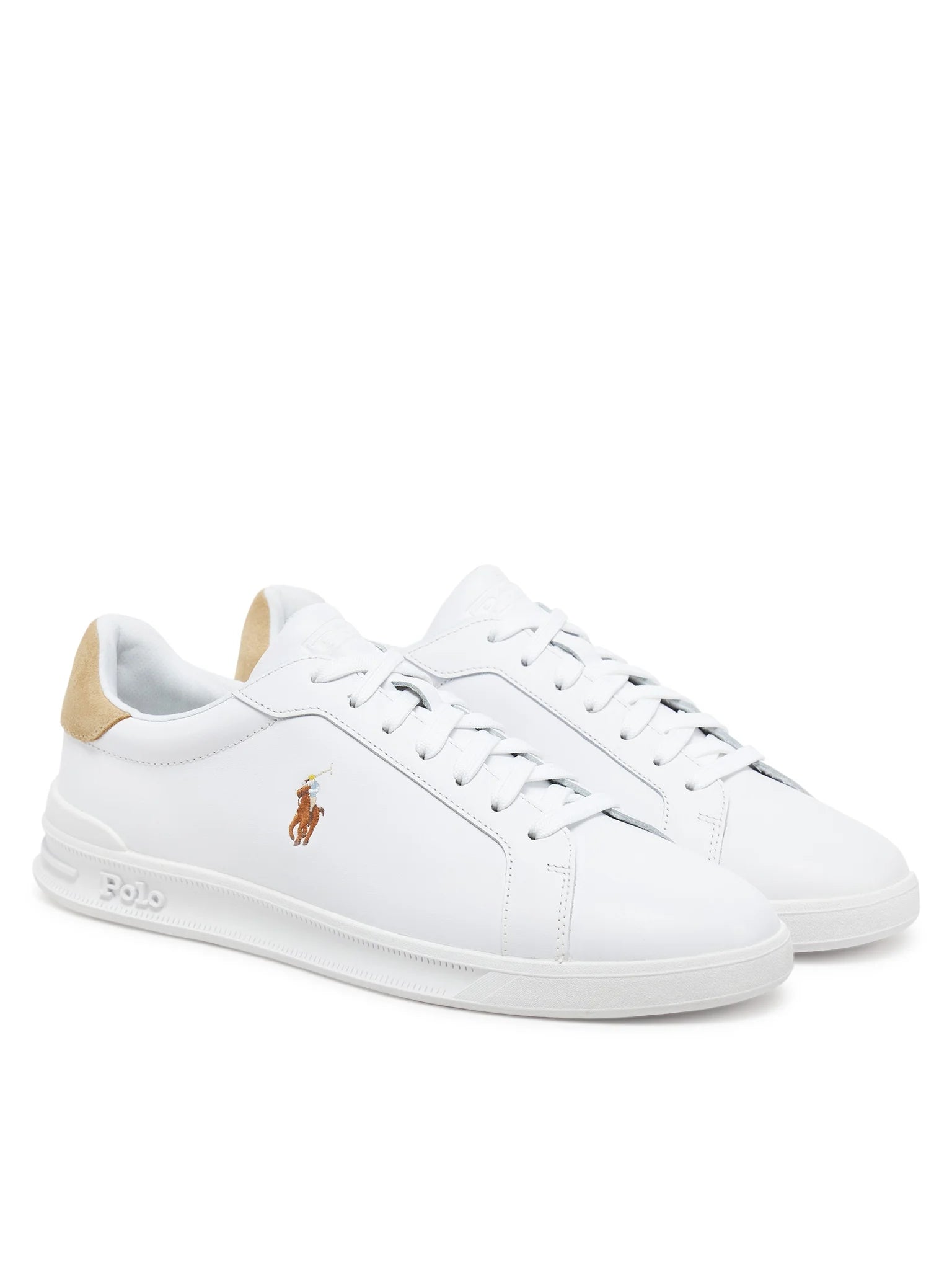 Ralph Lauren Sapatilhas Sneakers Shoes Hrtctii Sk Ath Whi Bone Branco Bone_shot4