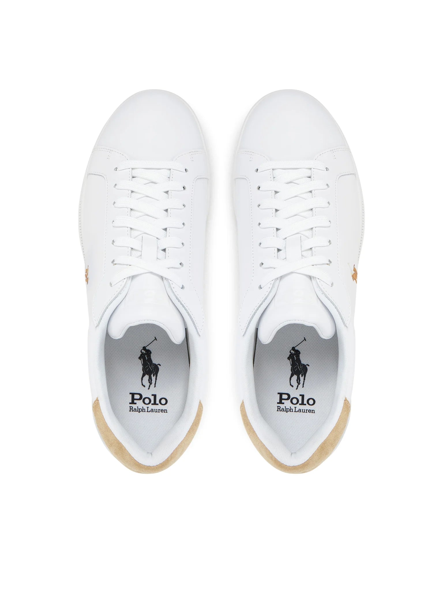 Ralph Lauren Sapatilhas Sneakers Shoes Hrtctii Sk Ath Whi Bone Branco Bone_shot5