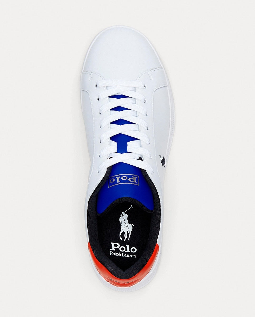 Ralph Lauren Sapatilhas Sneakers Shoes Hrtctii Sk Ath Whi Roy Or Branco Royal Or_shot1