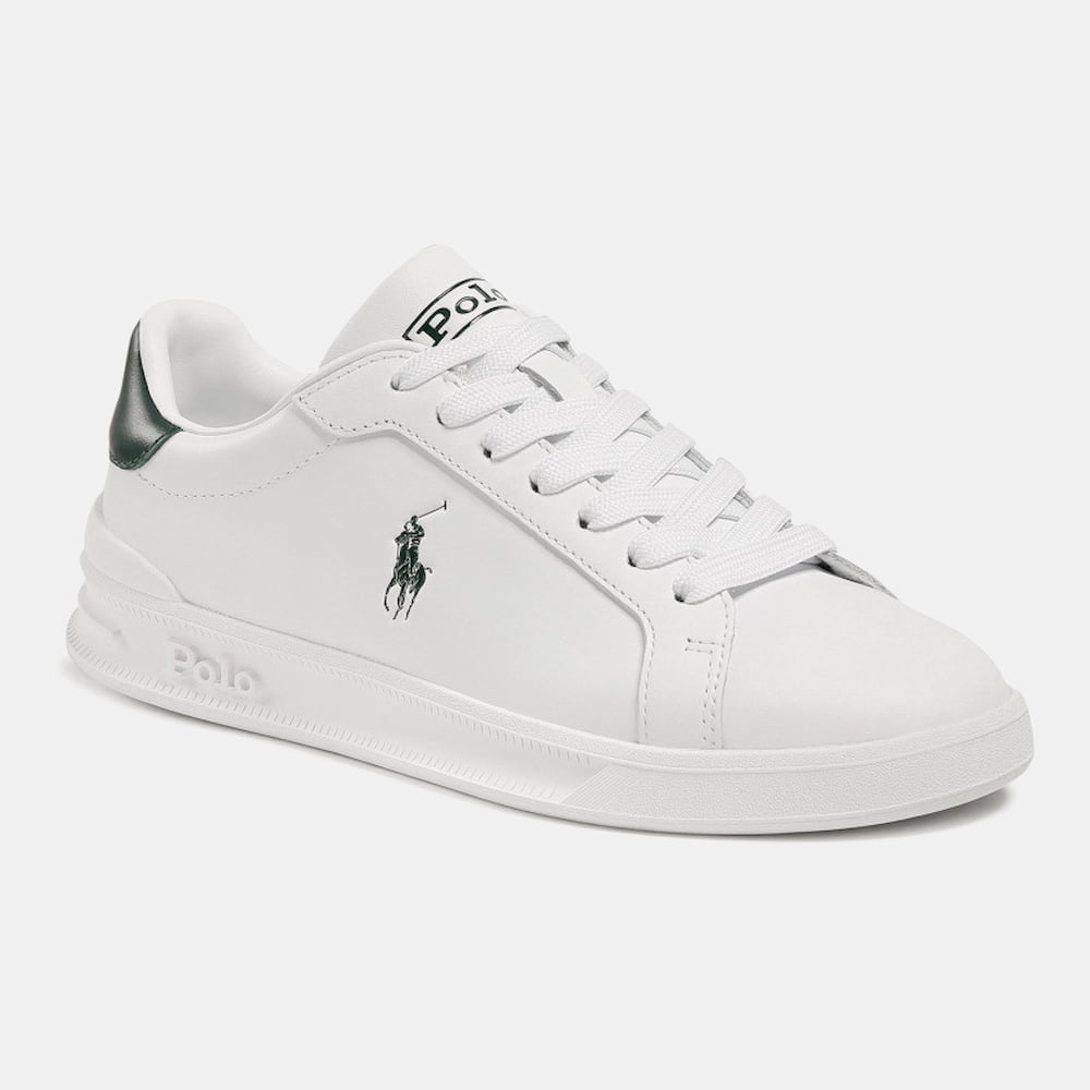 Ralph Lauren Sapatilhas Sneakers Shoes Hrtctii Sk Ath White Blk Branco Preto Shot3
