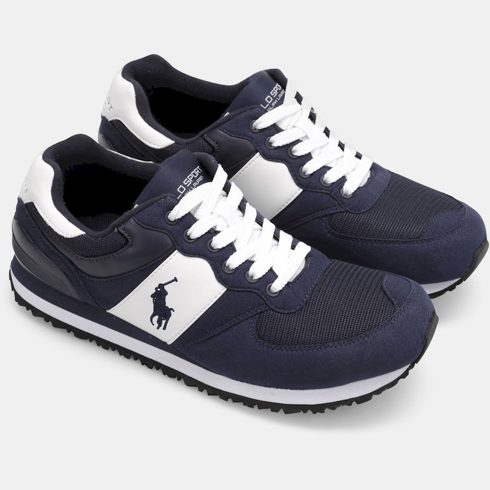 Ralph Lauren Sapatilhas Sneakers Shoes Slaton Pon Navy Navy Shot8