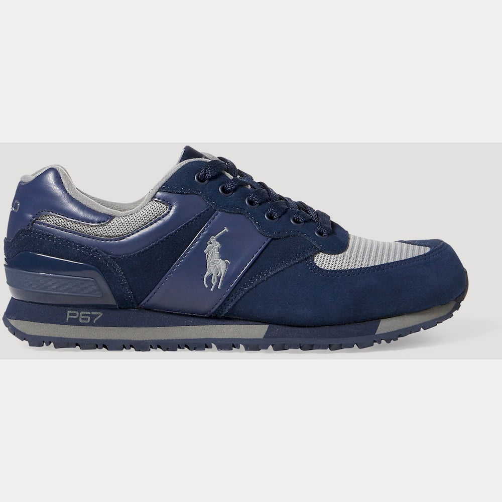 Ralph Lauren Sapatilhas Sneakers Shoes Slaton Sk Ath Navy Grey Navy Cinza Shot2