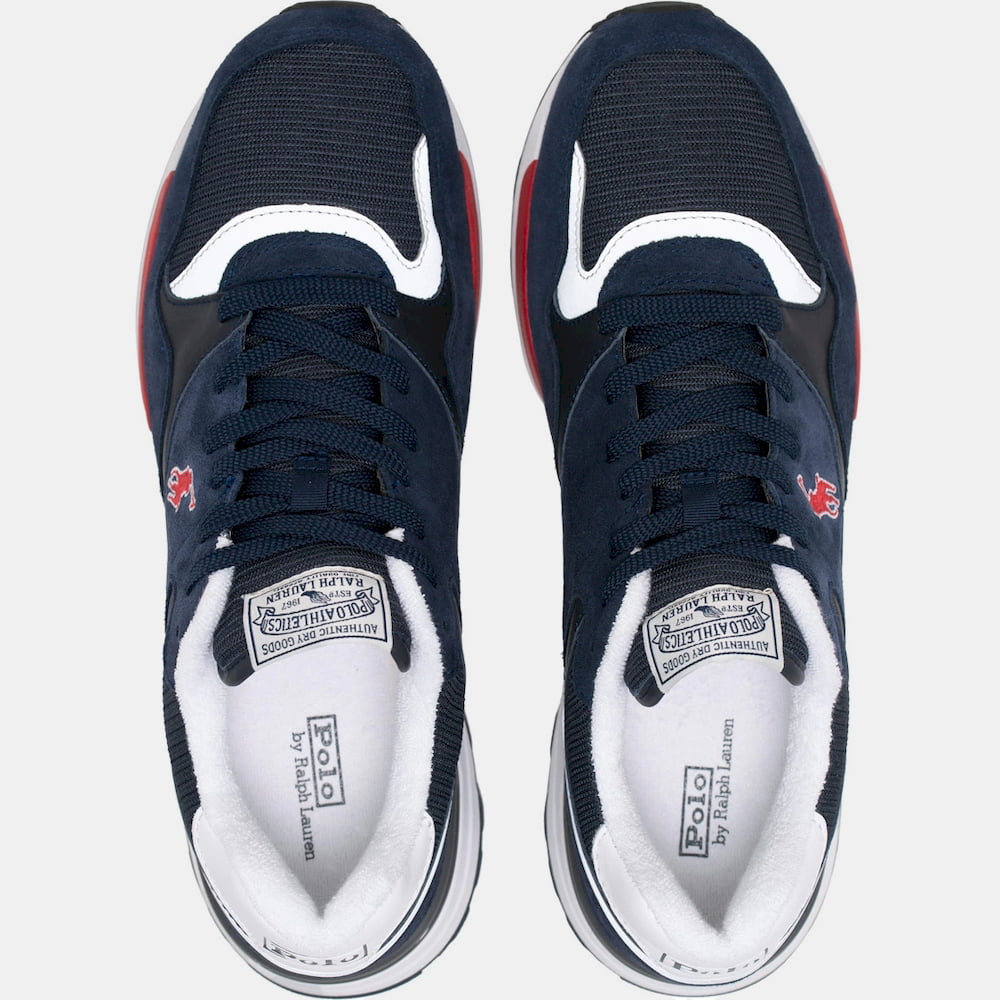Ralph Lauren Sapatilhas Sneakers Shoes Trckstr Pon Sk Navy Wh Re Azul Branco Vermelho Shot4