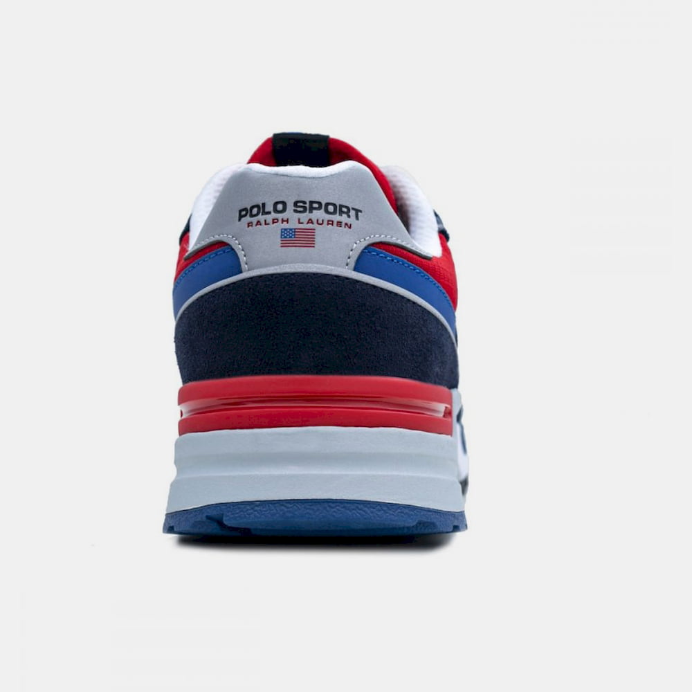 Ralph Lauren Sapatilhas Sneakers Shoes Trkstr 100le Navy Wh Wh Navy Branco Shot6