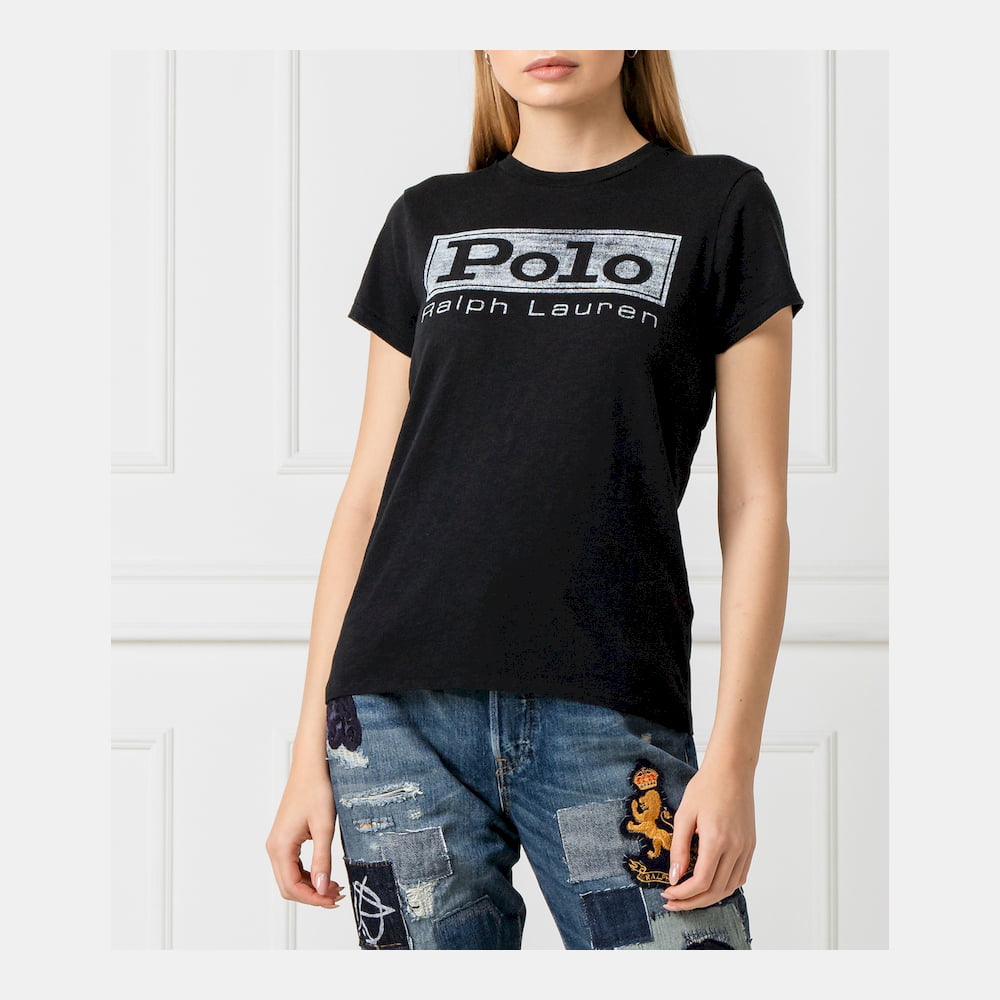 Ralph Lauren T Shirt 211718198 Black Preto Shot7