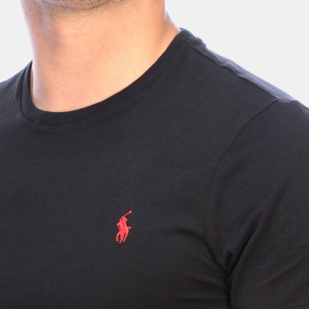 Ralph Lauren T Shirt 710680785 Black Preto Shot5
