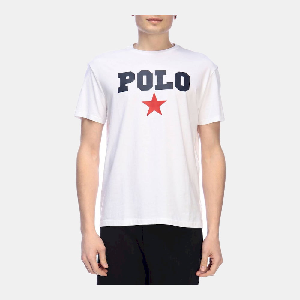 Ralph Lauren T Shirt 710741389 White Branco Shot2