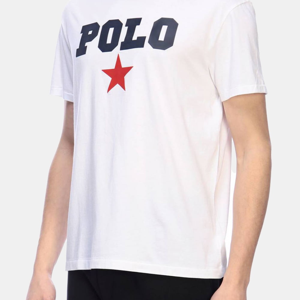 Ralph Lauren T Shirt 710741389 White Branco Shot3