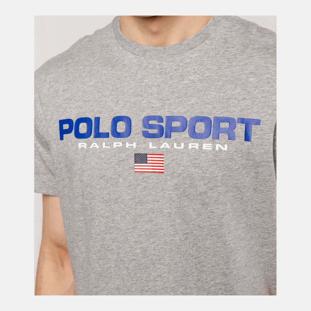 Ralph Lauren T Shirt 710750444 Grey Cinza Shot4