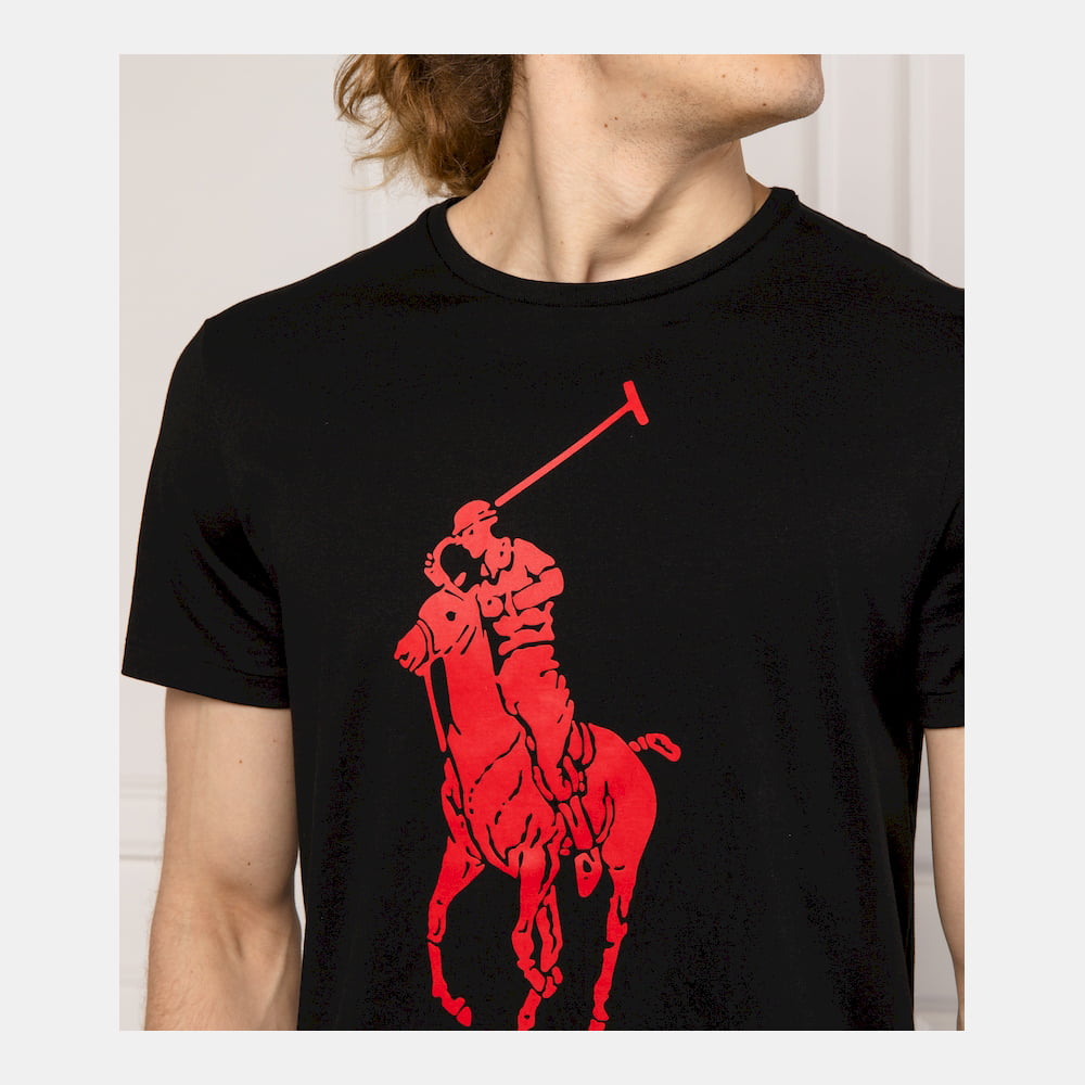 Ralph Lauren T Shirt 710796092 Black Preto Shot2
