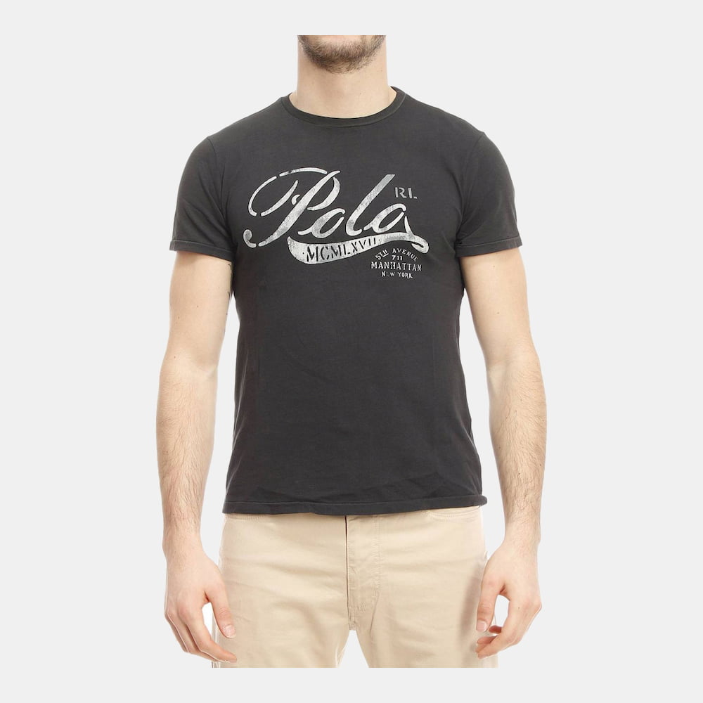 Ralph Lauren T Shirt A16knc10 Black Preto Shot2