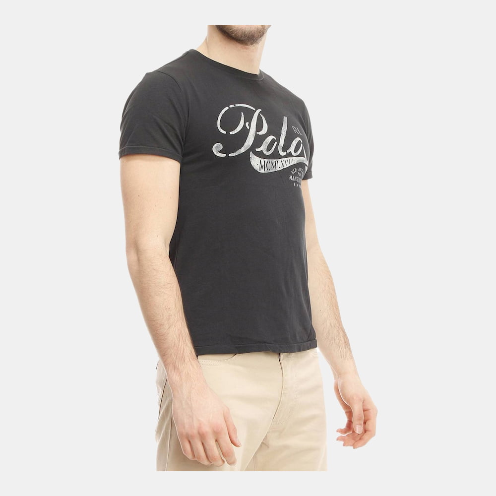 Ralph Lauren T Shirt A16knc10 Black Preto Shot4