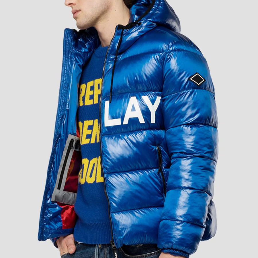 Replay Blusão Jackets M8091 83334 Royal Blue Azul Royal Shot3