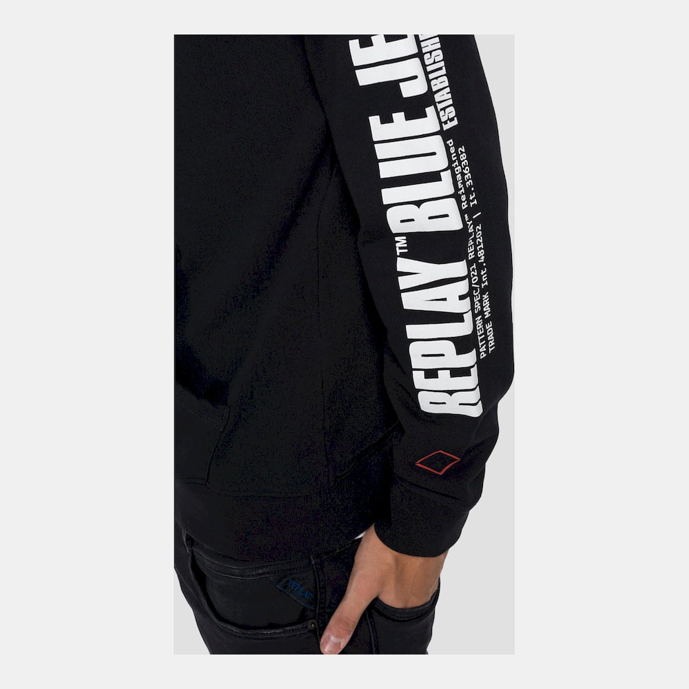 Replay Blusao Jackets M3322 Black Preto Shot6