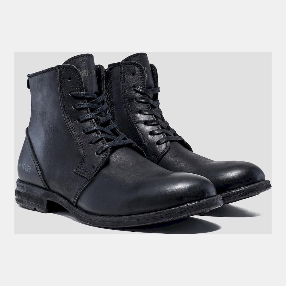 Replay Botas Boots Hotman Black Preto Shot12
