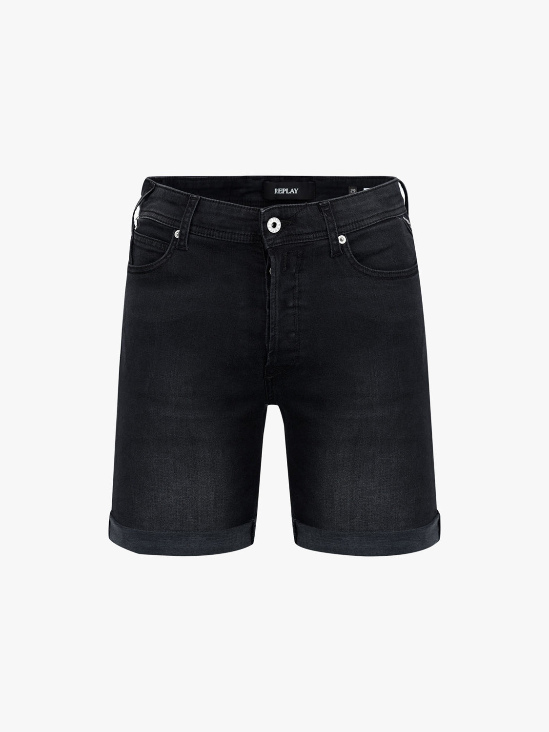 Replay Calcao Shorts Ma981y Black Preto_shot1