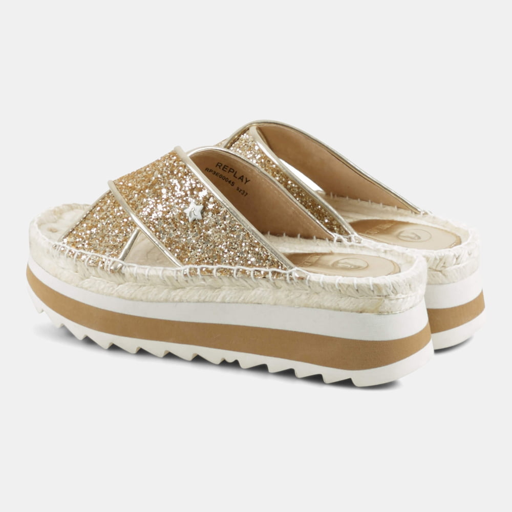 Replay Chinelos Slippers Maya Gold Dourado Shot7