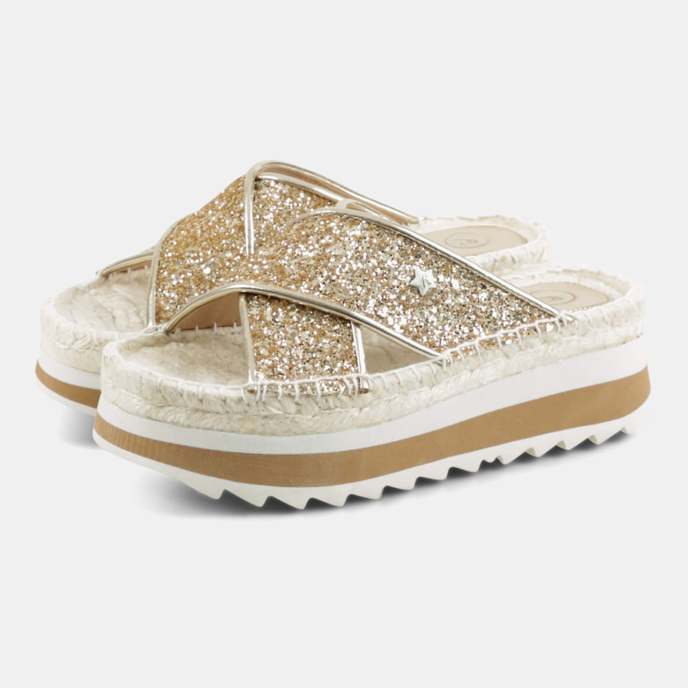 Replay Chinelos Slippers Maya Gold Dourado Shot8