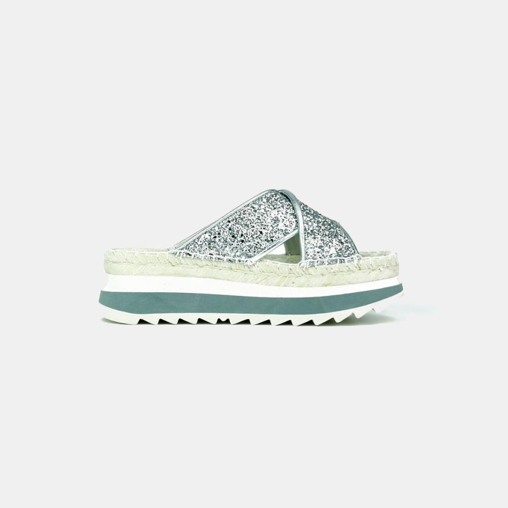 Replay Chinelos Slippers Maya Silver Prata Shot1