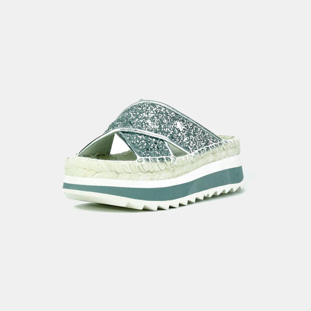 Replay Chinelos Slippers Maya Silver Prata Shot3