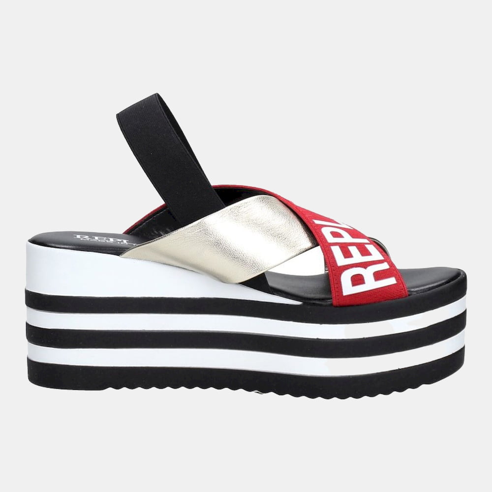 Replay Sandalias Sandals Anvil 03s Red Platin Vermelho Platin Shot8