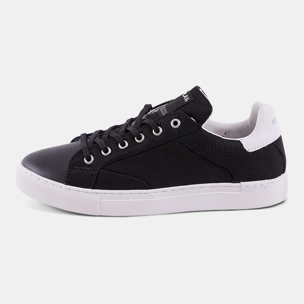 Replay Sapatilhas Sneakers Shoes Bemd Black Preto Shot3