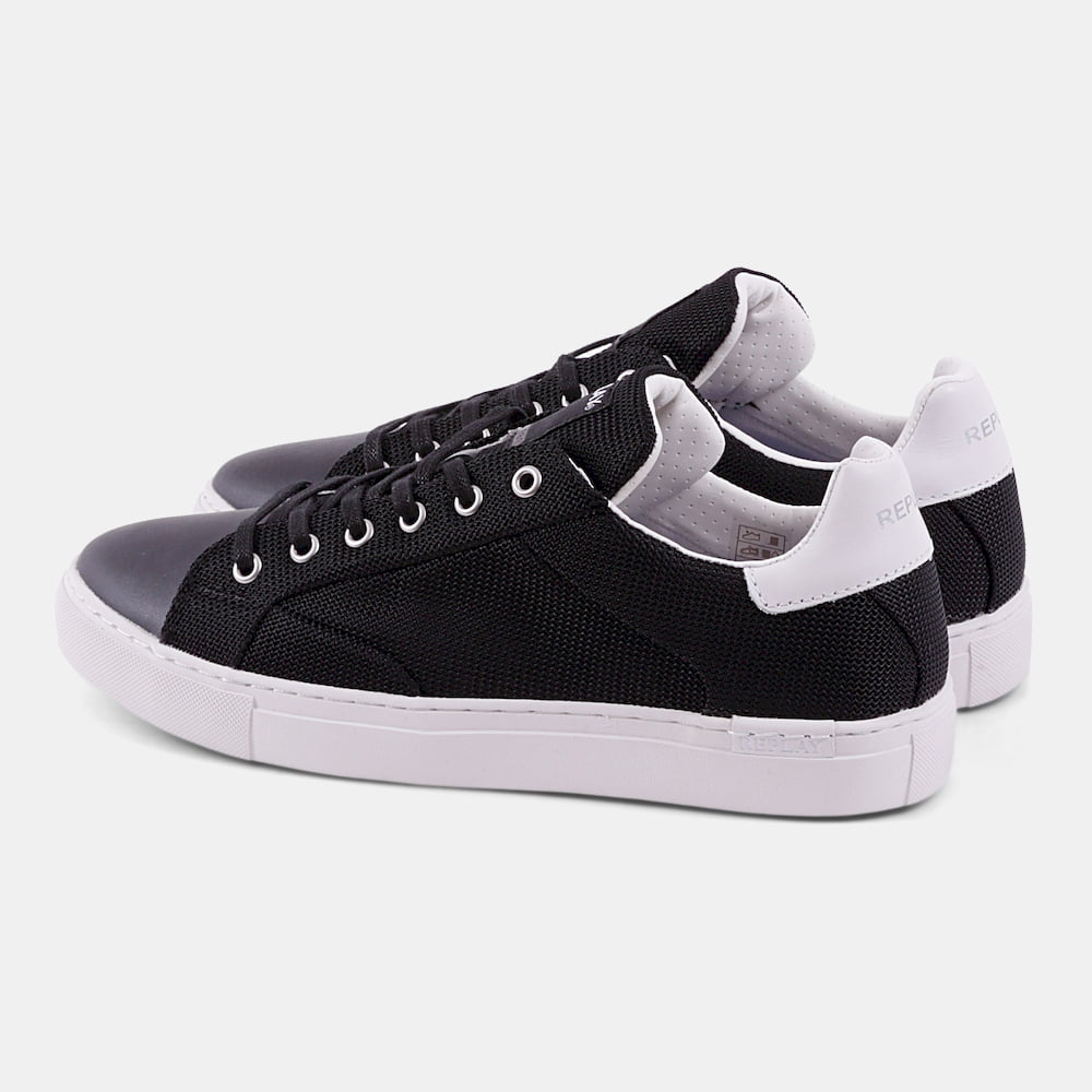 Replay Sapatilhas Sneakers Shoes Bemd Black Preto Shot5