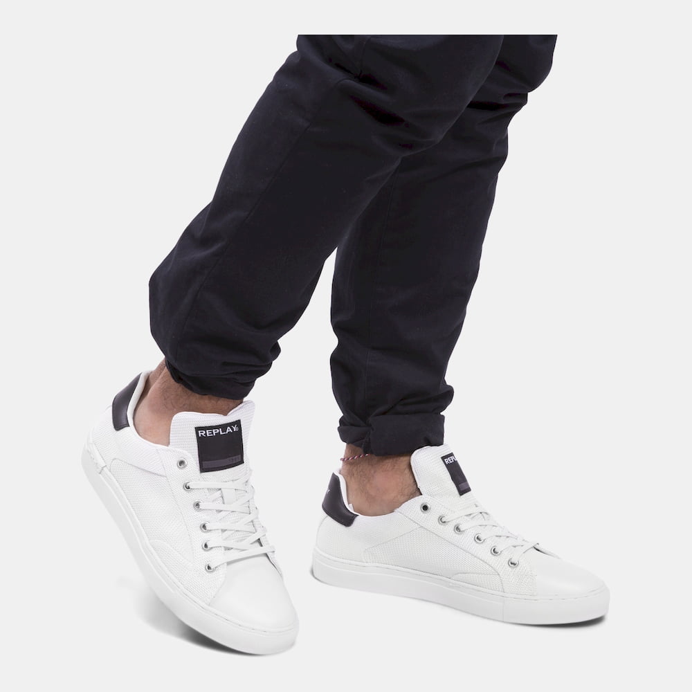 Replay Sapatilhas Sneakers Shoes Bemd White Branco Shot7