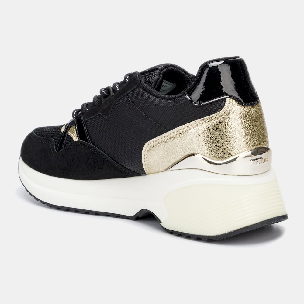 Replay Sapatilhas Sneakers Shoes Mossy 019t Blk Gold Preto Ouro Shot6